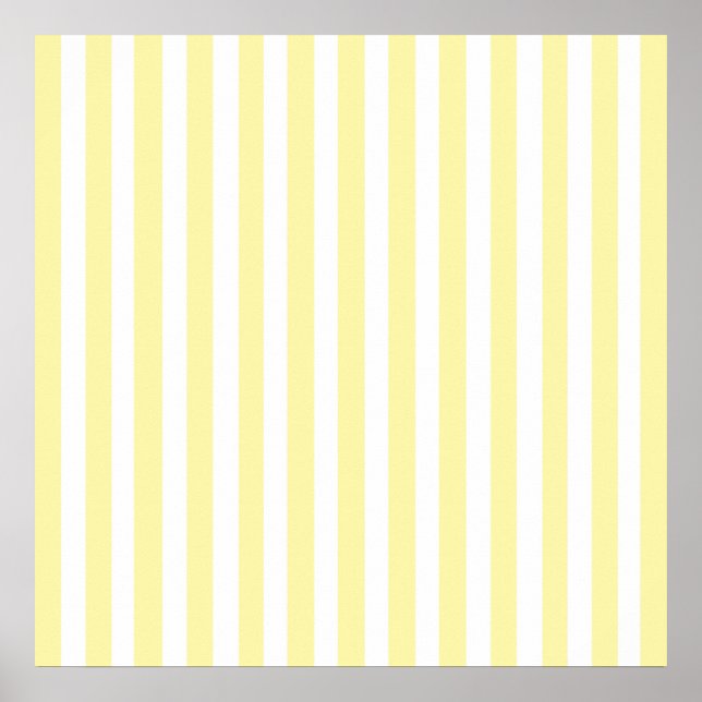 Creme Modern Stripes Poster (Vorne)