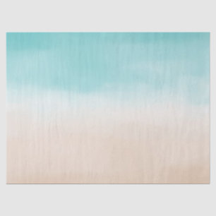 Creme Peach Aqua Ombre  Seidenpapier