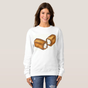 Crème Rempli Sweatshirt Snack Food