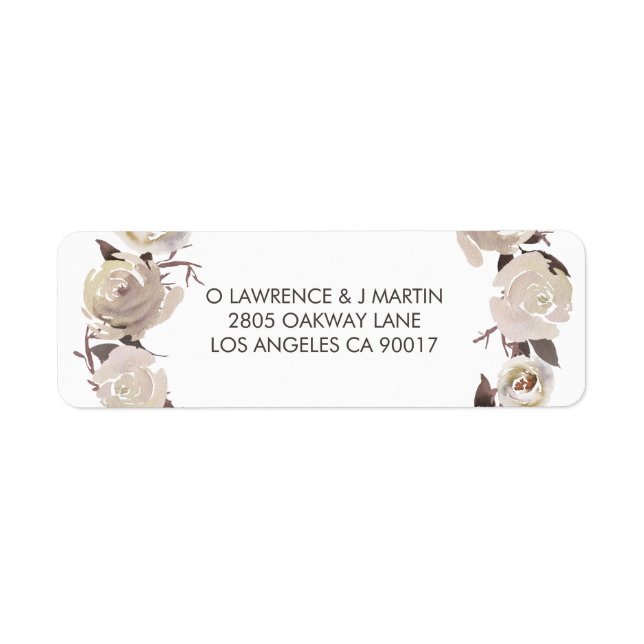 Creme Rose floral (Vorne)