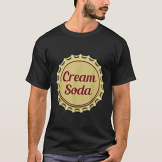 Creme Soda Flasche mit glänzendem Getränk T-Shirt