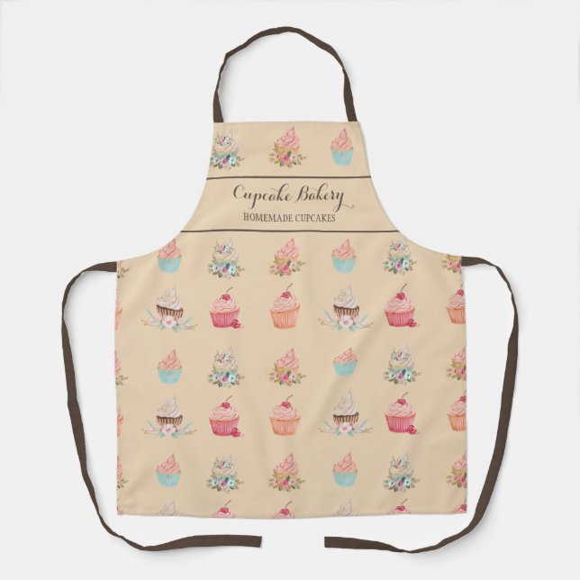Creme Sweet Bakery Custom Beruflich Kitchen Schürze (Vorderseite)