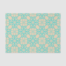 Creme Turquoise Modern Prairie Garden Folklore Git