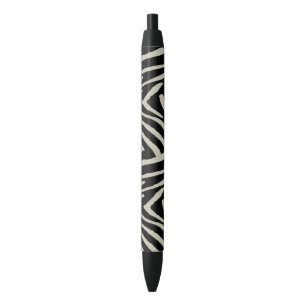 Creme und schwarze Zebrastreifen, Kugelschreiber