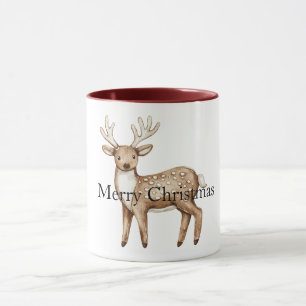 Creme-Weihnachtsgänse Tasse