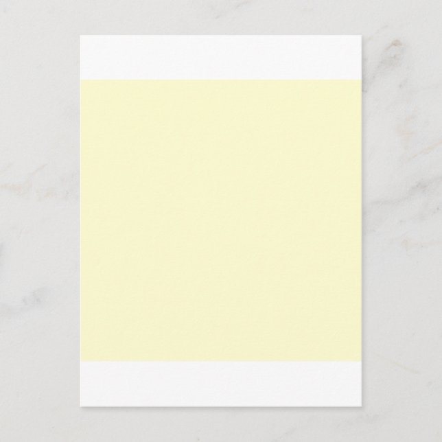Creme Yellow Postkarte (Vorderseite)