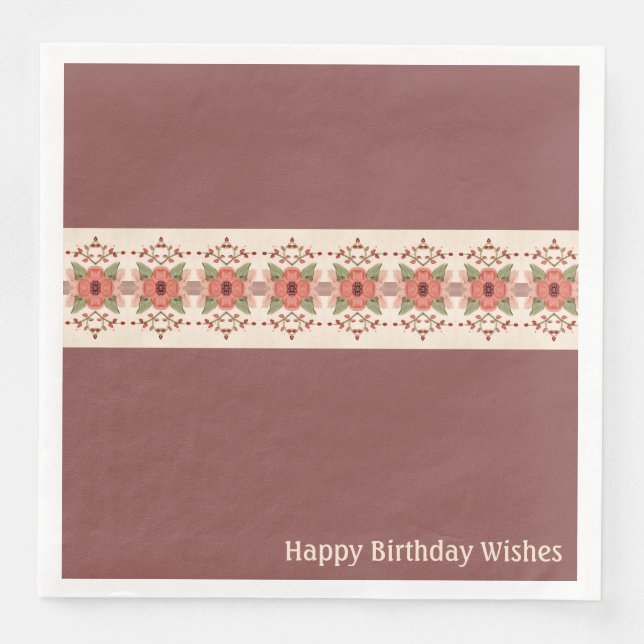 cremebraun serviette (Vorderseite)