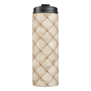 Cremebraune Quadrate Thermosbecher