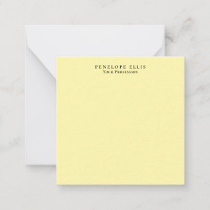 Cremefarbe einzigartig original klassisch professi mitteilungskarte