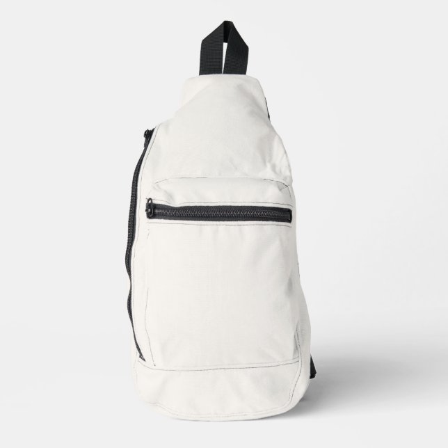 cremefarben, milchweiß, warm weiß crossbody bag (Vorderseite)