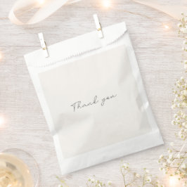 cremefarben, milchweiß, warm weiß Danke Geschenktütchen