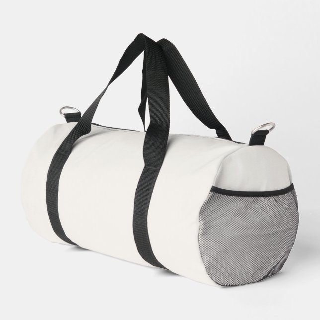cremefarben, milchweiß, warm weiß duffle bag (Rechte Ecke)