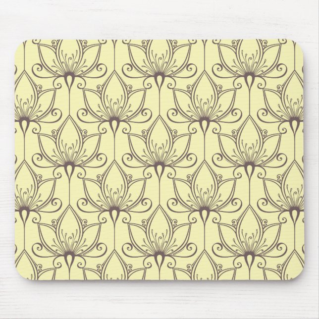 Cremeflormuster Mousepad (Vorne)