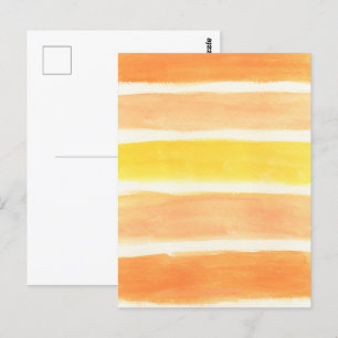 Cremeklemme Streifen Art Printwerbung Postkarte