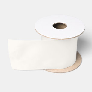 Cremeweiße florale einfarbige Farbe Satinband