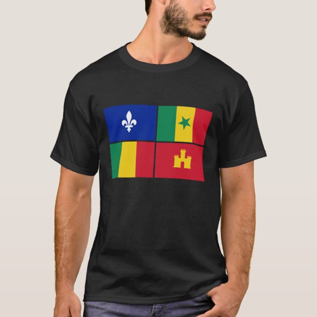 Creole Flag T-Shirt (Vorderseite)
