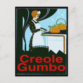 Creole Gumbo Cook Postkarte