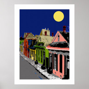 Creole Hütte New Orleans Club Poster