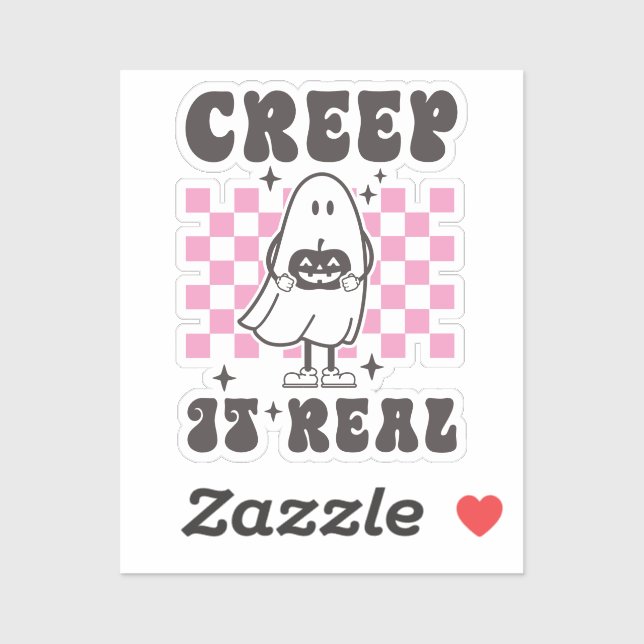 Crep it real Halloween Aufkleber (Blatt)