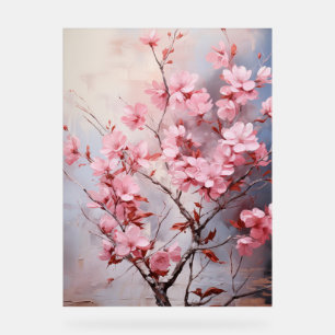 Crepe Myrtle - Impasto Floral Acrylschild