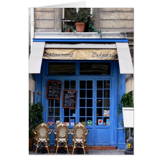 crêperie bleue - Carte postale de Paris6 (Devant)