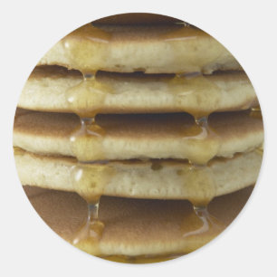 Crêpes et autocollants de sirop
