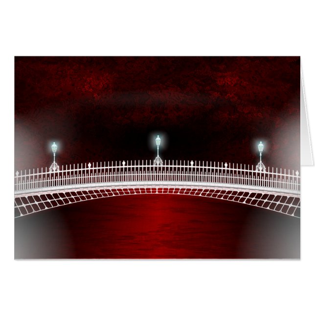 CRÉPUSCULE AU-DESSUS DU PONT DE HAPENNY (Devant horizontal)