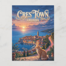 Cres Stadt, Cres, Kroatien Kroatien
