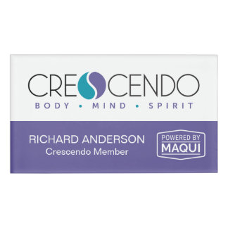 Crescendo Namenschild