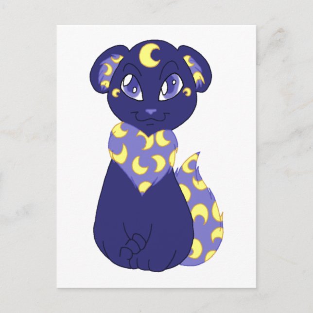 Crescent Bearfox Postkarte (Vorderseite)