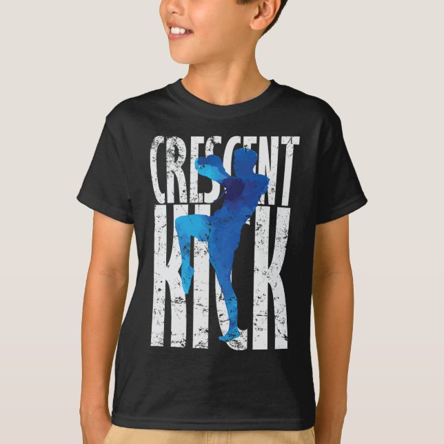 Crescent Kick Kickboxen  T-Shirt (Vorderseite)