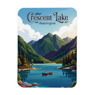 Crescent Lake USA Magnet