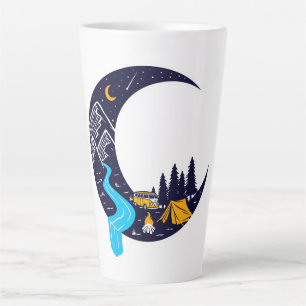 Crescent Moon Adventure Camping Milchtasse