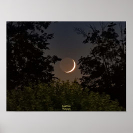 Crescent Moon Einstellung Poster