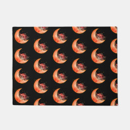 Crescent Moon Mushroom Cottagecore Fungi Mycology Fußmatte