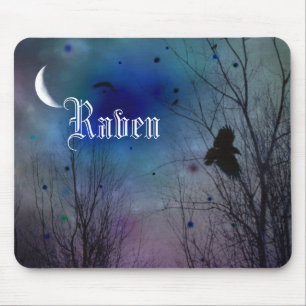 Crescent Moon Night Mousepad