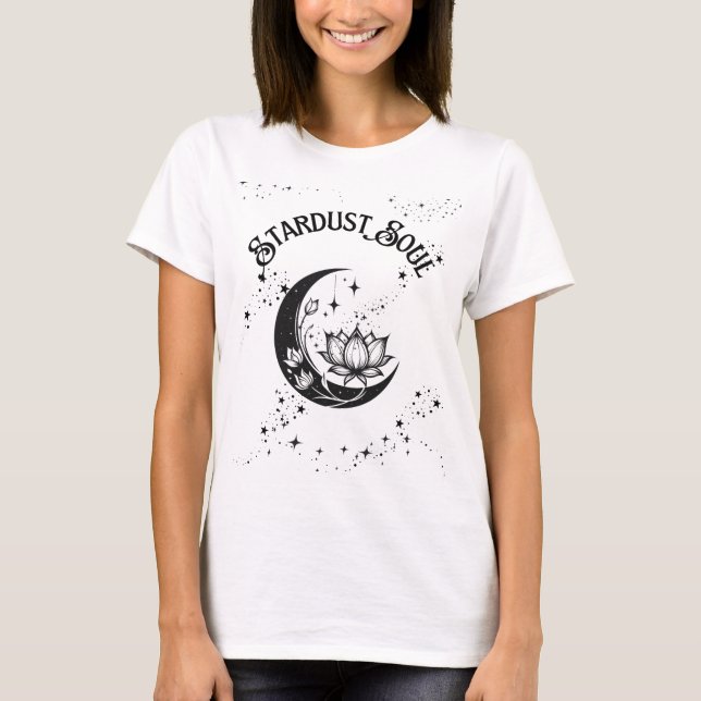 Crescent Moon Stardust Soul Graphic T-Shirt (Vorderseite)