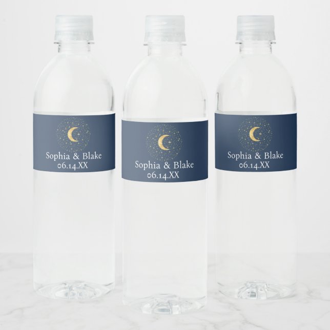 Crescent Moon Starry Night (Flaschen)