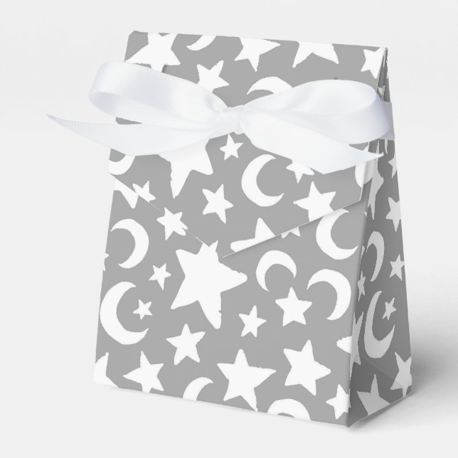Crescent Moon und Stars Geschenkschachtel (Vorderseite)