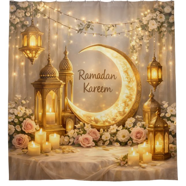 Crescent Of Light & Peace -  Duschvorhang (Vorderseite)