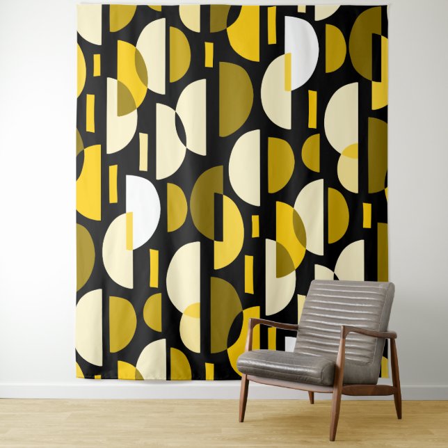 Crescent Pattern 010921 - Bernstein Wandteppich (Beispiel)