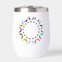 Crescent Pride Lunes et Coeurs Noirs