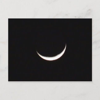 Crescent Winter Moon Postkarte