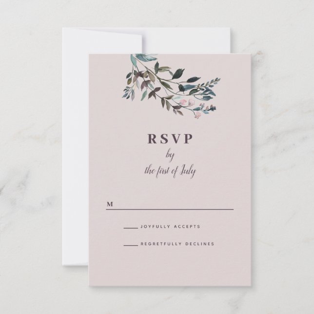 Crest jardin | Réponse du Mariage Mauve (Devant)