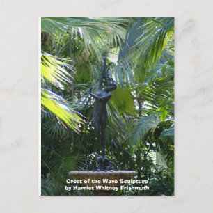 Crest of the Wave Sculpture Postkarte