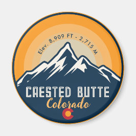 Crested Butte Colorado Berge Wandern Magnet