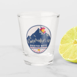 Crested Butte Colorado Retro Souvenirs Schnapsglas