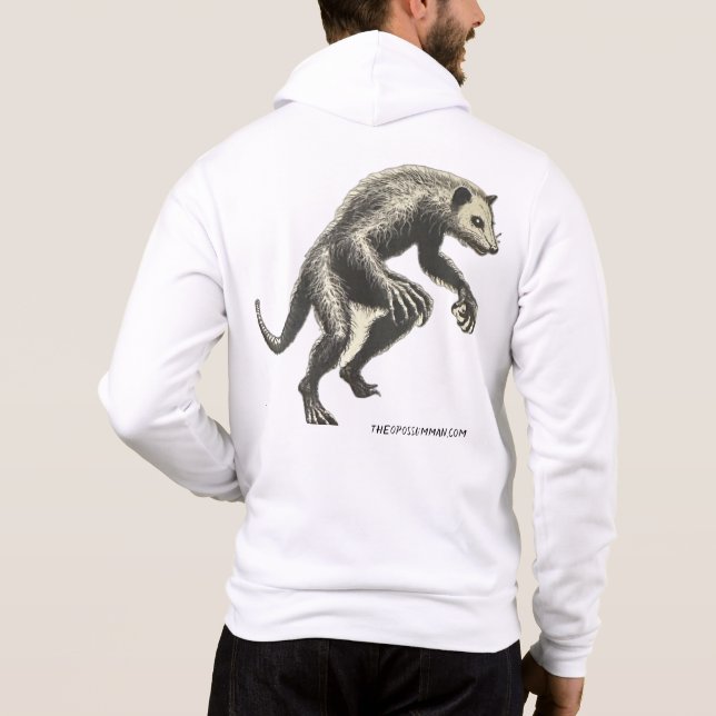 Crestline Opossum Man Horror T-Shirt anzeigen Hoodie (Rückseite)