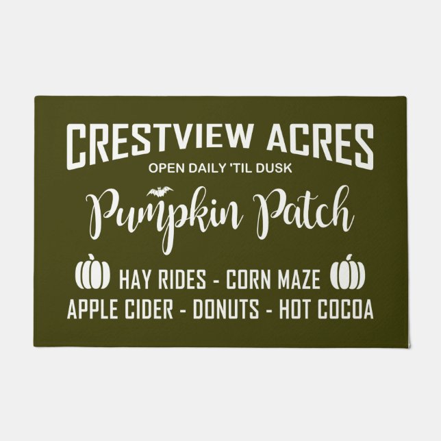 CRESTVIEW ACS PUMPKIN PATCH FUßMATTE (Vorderseite)