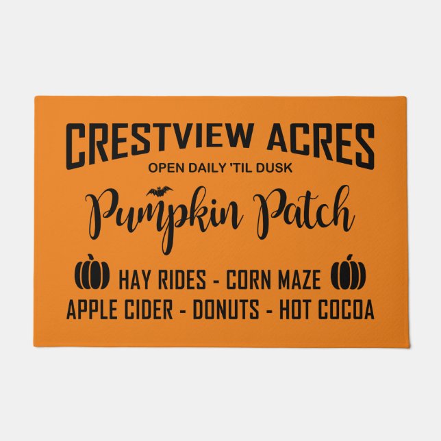 CRESTVIEW ACS PUMPKIN PATCH FUßMATTE (Vorderseite)